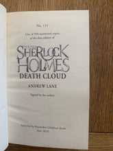 Young Sherlock Holmes - Death Cloud (signed limited edition + promotional book mark)