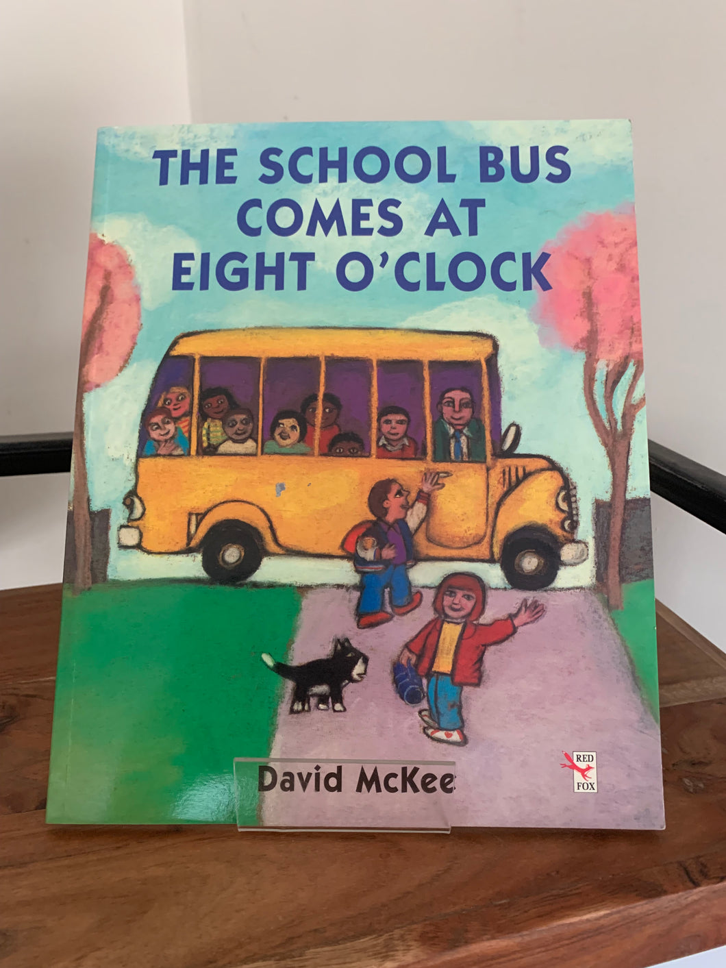 The School Bus Comes At Eight O' Clock (signed with doodle)