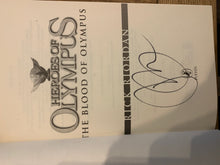 Heroes of Olympus - five volume complete set all signed 1st editions