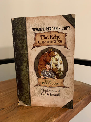 The Edge Chronicles - Beyond The Deepwoods & Stormchaser Uncorrected Advanced Proof (signed)