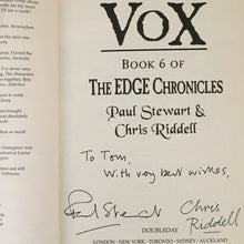 Vox. Book 6 of The Edge Chronicles. (signed)