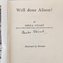 Well Done Alison! (signed)