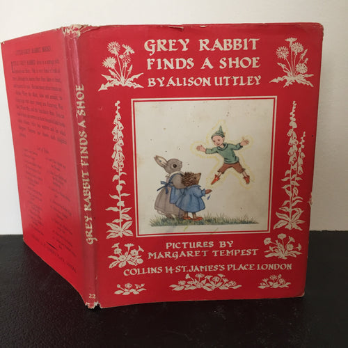 Grey Rabbit Finds A Shoe
