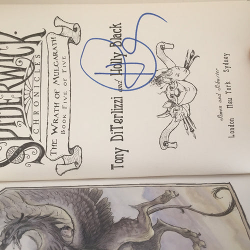 The Spiderwick Chronicles. Complete set - books 1-5 all signed