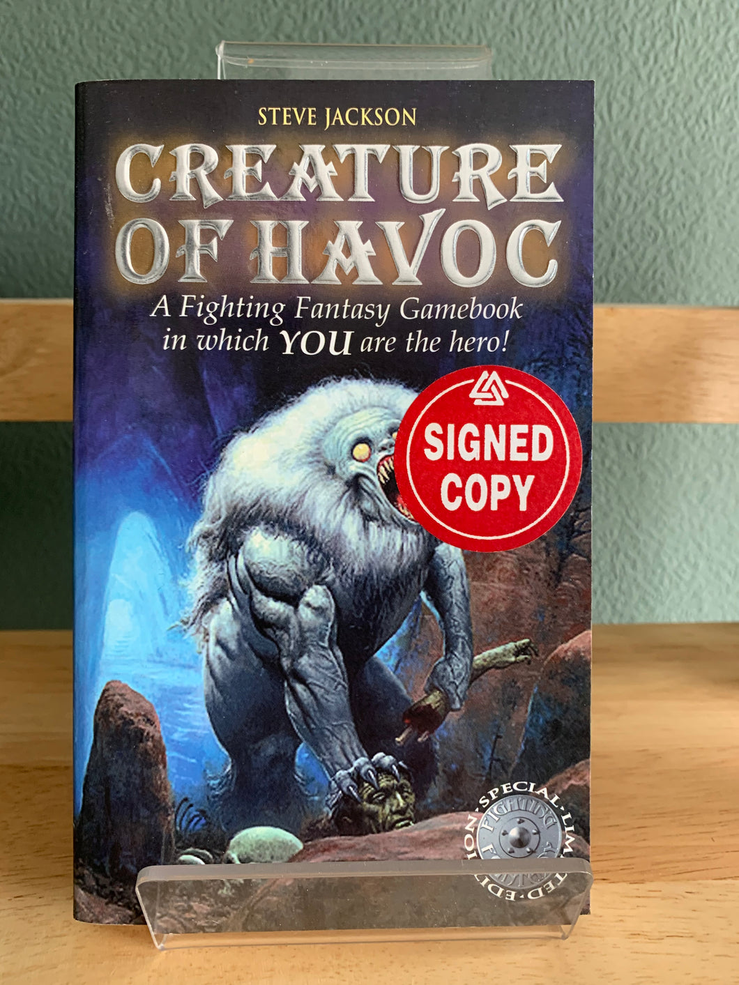Creature of Havoc - Fighting Fantasy (signed)