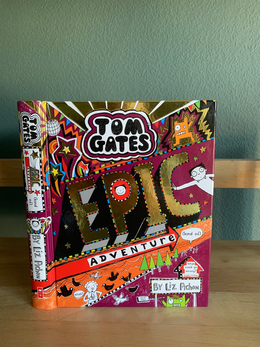 Tom Gates Epic Adventure (signed - with promotional bookmark)