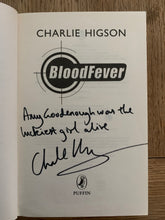 Blood Fever (signed) with sealed Collectors Cards